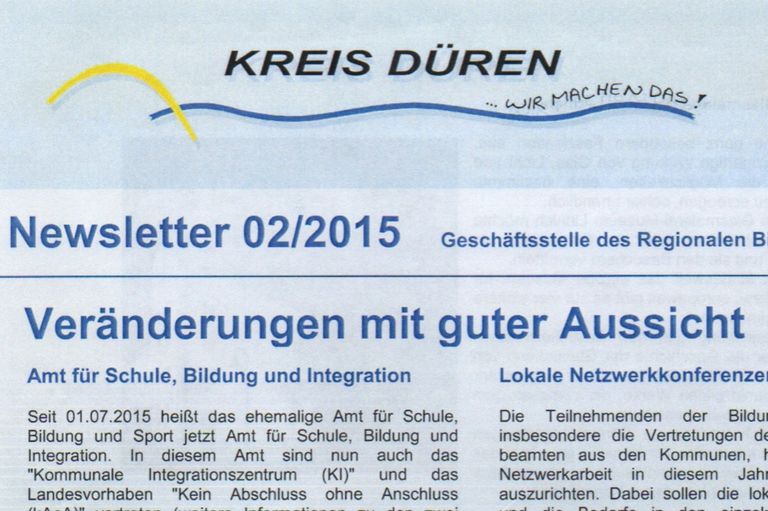 Newsletter der Stadt Düren: "Deutsches Glasmalerei-Museum Linnich"